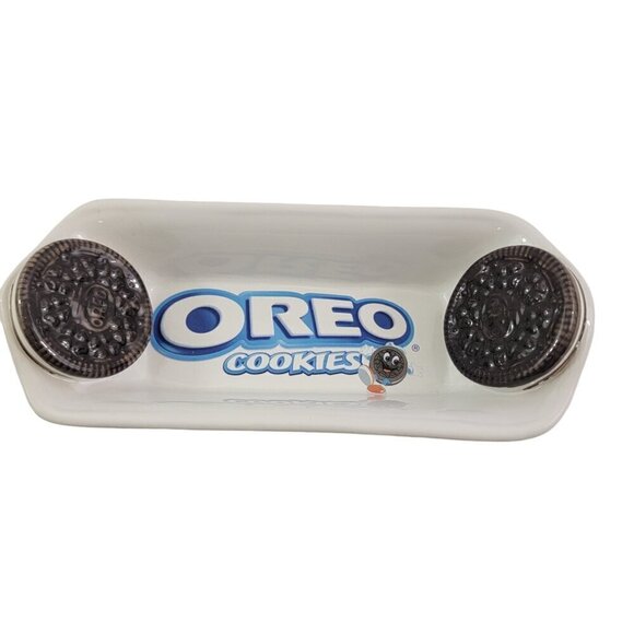 Vintage Oreo Cookies Tray Ceramic Cookie Ice Cream Dessert Dish Kraft 31995 Bowl - Picture 1 of 16